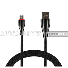 Кабель-переходник WIIIX USB-микроUSB черный (CB340-UMU-10B) 1м