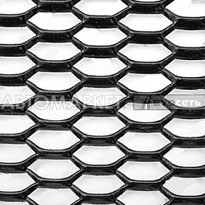 Сетка д/бампера и решетки радиатора №105 декоративн. черная 120105B