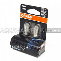 Лампа светодиодная 12V T4W Osram 3850CW-02B холодный белый