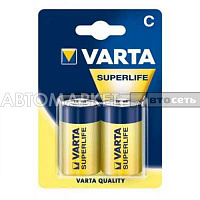 Батарейка Varta SuperLife 2014 R14 BL2 (01240)