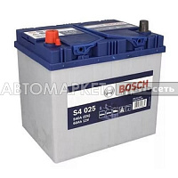 АКБ Bosch-Silver 60Ah прям.толст.кл. 560411054 (S4) 4025 Asia