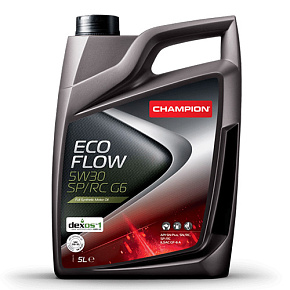 Масло моторное Champion Eco Flow 5W30 SP/RC G6/D1-3 4л в п/э кан.