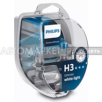 Лампа H3 12V 55W Phillips Diamont Vision 12336DVS2 2шт